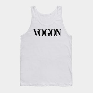 Vogon (black print) Tank Top